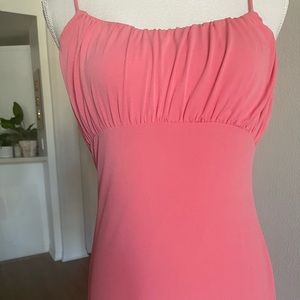 Hot Pink Mid Length Dress